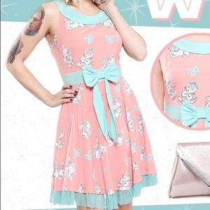 Sourpuss Sailor Kitty Bow Dress